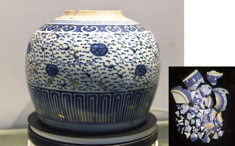 2021年,古陶瓷修复技艺(李氏锔瓷技艺)列入第五批“湖南省非物质文化遗产代表性项目名录”